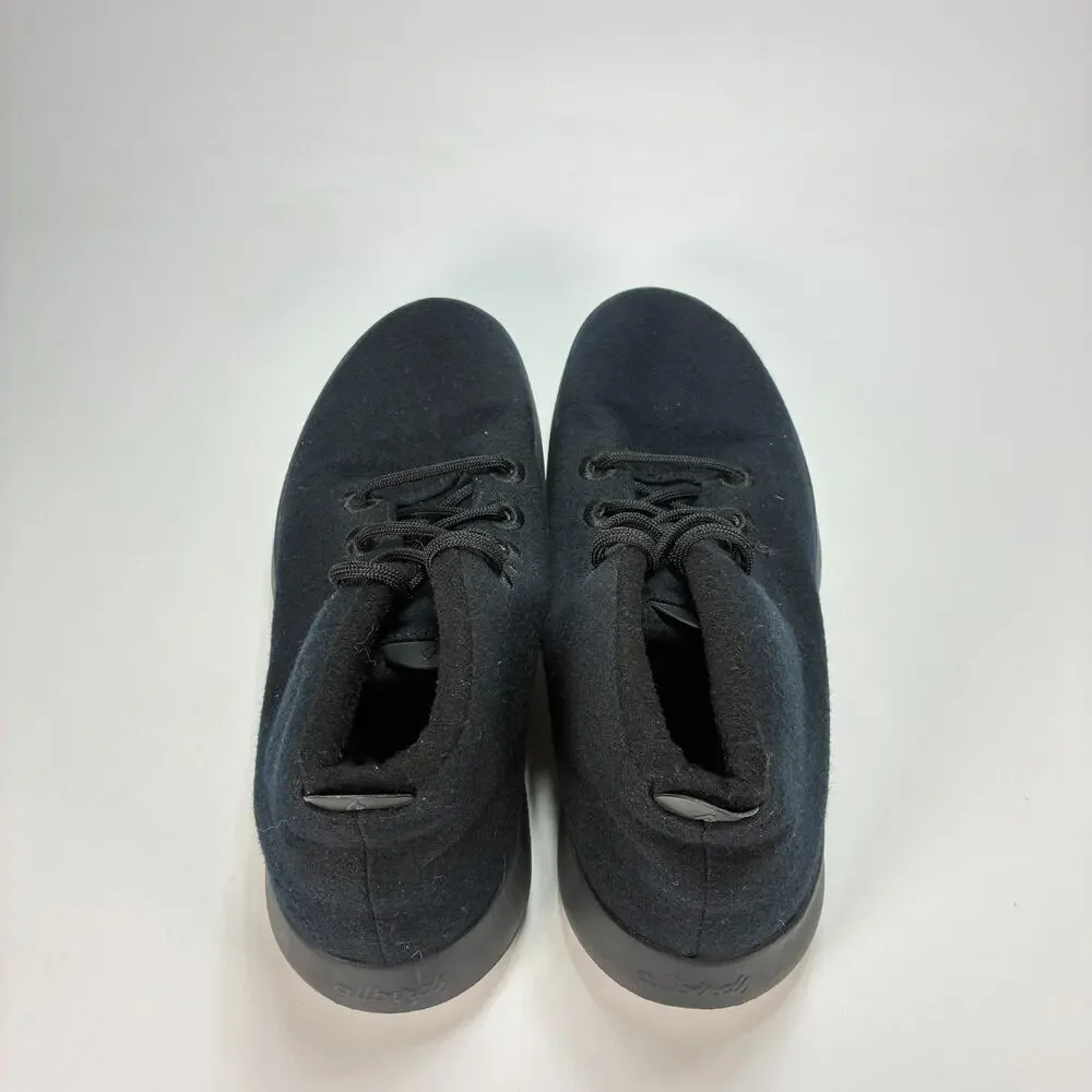 Allbirds Wool Runner Up Mizzle True Black High Top Walking Sneakers Mens Size 13